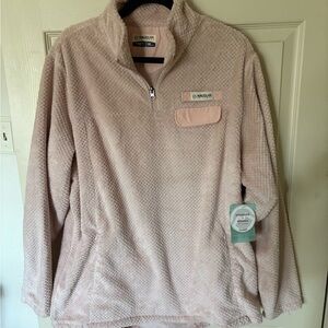 NWT Magellan Outdoors Light Pink Fleece Pullover